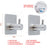 Hook silver 2PCS Set 1